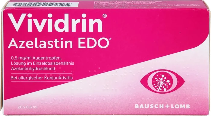 Vividrin Azelastin Edo Augentropfen, 12ml (20x 0.6ml)