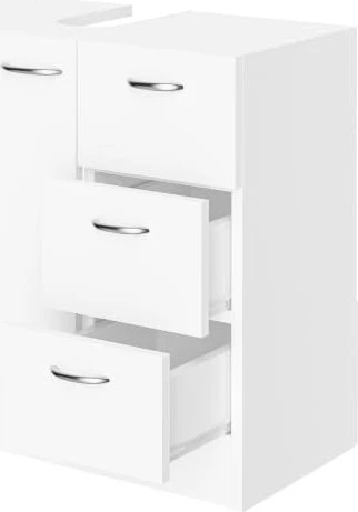Casaria Neapel Waschbeckenunterschrank 630x540x300mm weiß