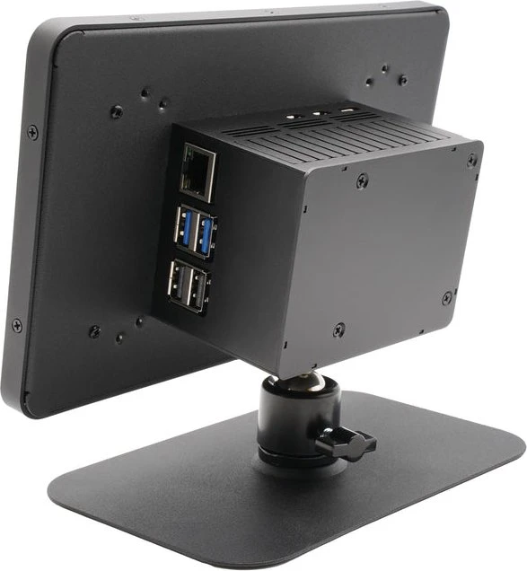 KKSB Gehäuse für Raspberry Pi 5, inkl. Display Stand, schwarz