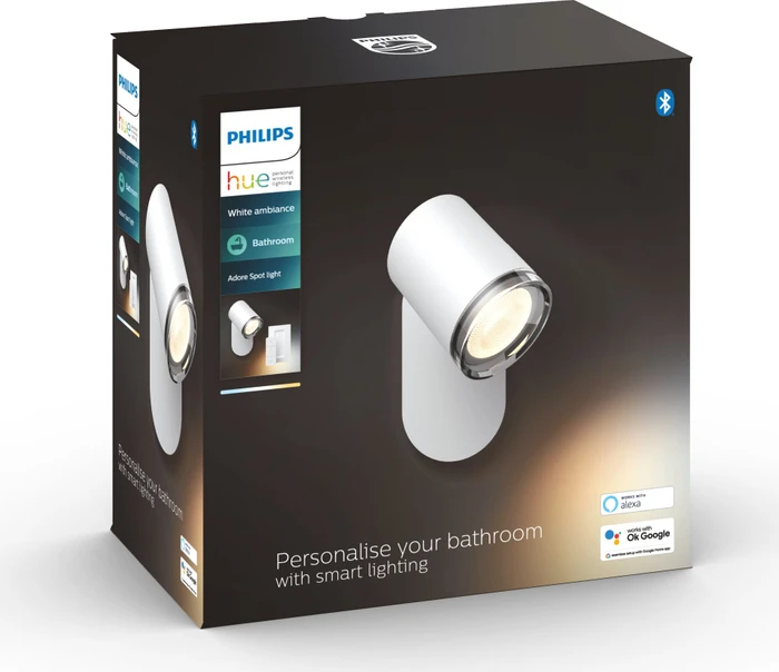 Philips Hue White Ambiance Adore Spot 1-flammig weiß