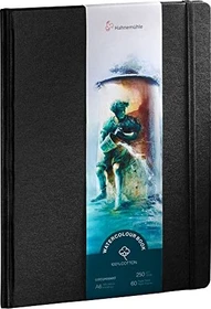 Hahnemühle Watercolour Book 100% Cotton Zeichenpapier, A6, Hardcover, 30 Blatt