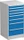 Treston Serie 70 Schubladenschrank, 8 Schubladen, lichtgrau/blau, Container