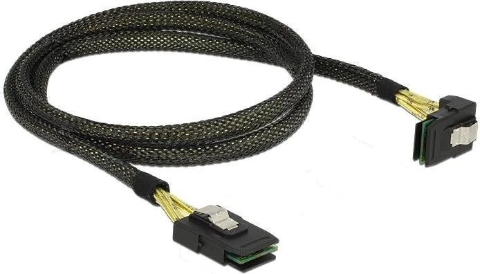 DeLOCK Kabel Mini SAS SFF-8087 auf Mini SAS SFF-8087 gewinkelt, 1m