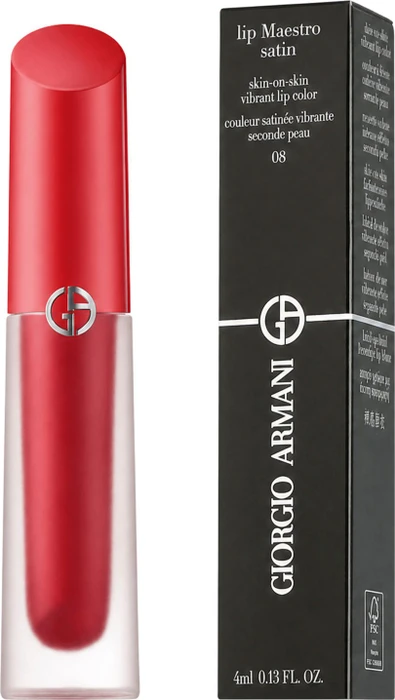 Giorgio Armani Lip Maestro Satin Liquid Lippenstift 08 rooftop party, 4ml