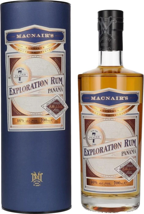 Glenallachie MacNair's Exploration Rum Panama Peated 7 Years Old 700ml