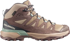 Salomon X Ultra 360 Leather Mid GTX desert tan/iron/green milieu (Damen)