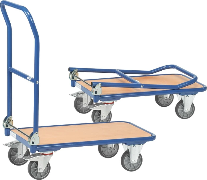 fetra Klapp-Transportwagen 72x45cm blau