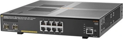 HPE Aruba 2930F 8G Desktop Gigabit Managed Switch, 8x RJ-45, 2x SFP+, 125W PoE+