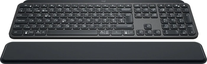 Logitech MX Keys Plus MX Palm Rest, schwarz, USB/Bluetooth, CH