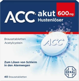 Hexal ACC Akut 600 Brausetabletten, 40 Stück