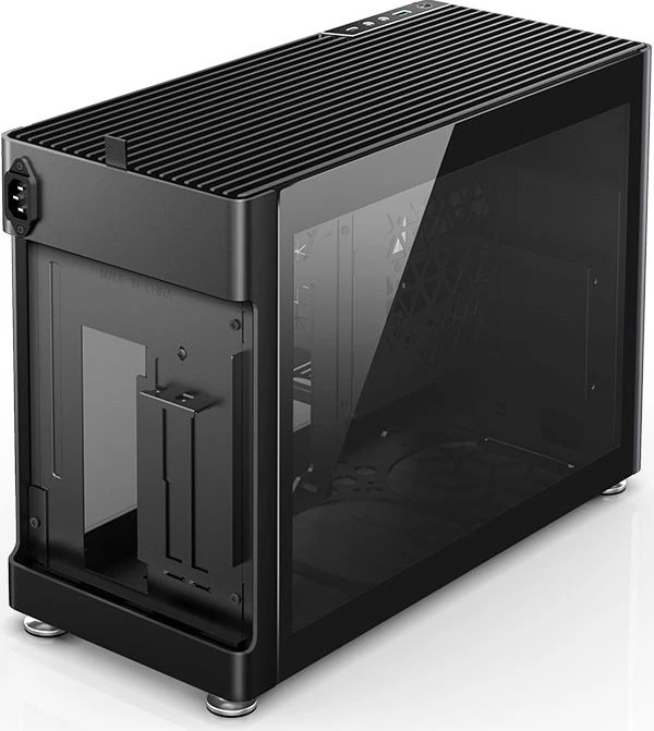 Jonsbo Jonsplus i100 Pro, schwarz, Glasfenster, Mini-ITX