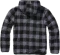 Brandit Teddyfleece Worker Hoodie black/grey gingham (Herren) Vorschaubild