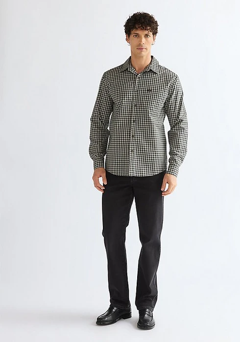 Wrangler Regular 1 Pocket Hemd langarm poppy seed (Herren)