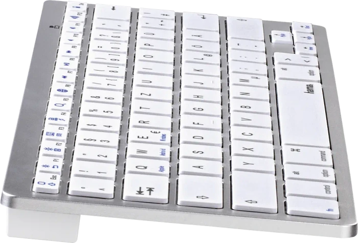 Hama KEY4ALL X510, silber, Bluetooth, DE