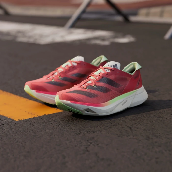 adidas Adizero Adios Pro 3 preloved scarlet/aurora metallic/solar red (Damen)
