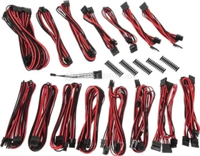 BitFenix Alchemy 2.0 EVG-Series Kabel Kit für Netzteile, schwarz/rot (BFX-ALC-EVGKR-RP)
