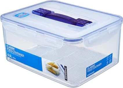 Lock & Lock PP Classic HPL883 eckig Aufbewahrungsbehälter 6.5l