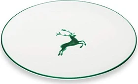 Gmundner Keramik Grüner Hirsch Speiseteller 28cm