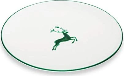 Gmundner Keramik Grüner Hirsch Speiseteller 28cm