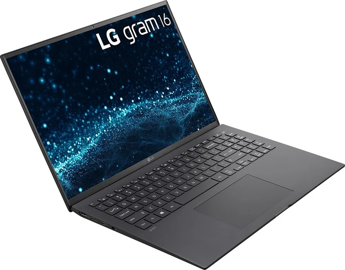 LG gram 16 (2023), schwarz, Core i7-1360P, 16GB RAM, 512GB SSD, DE