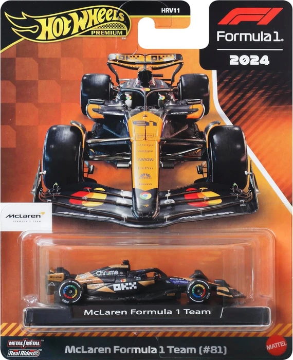 Mattel Hot Wheels McLaren 2024 Livery Oscar Piastri Die-Cast