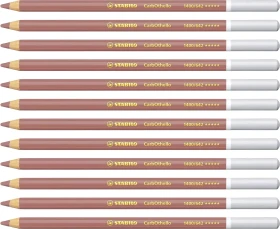 STABILO CarbOthello Kreidestift caput mortuum violett hell, 12er-Pack