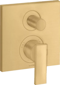 Hansgrohe Axor Citterio Einhebel-Wannenmischer mit integrierter Sicherungskombination brushed goldoptik