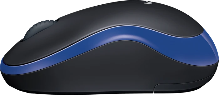Logitech M185 Wireless Mouse schwarz/blau, USB