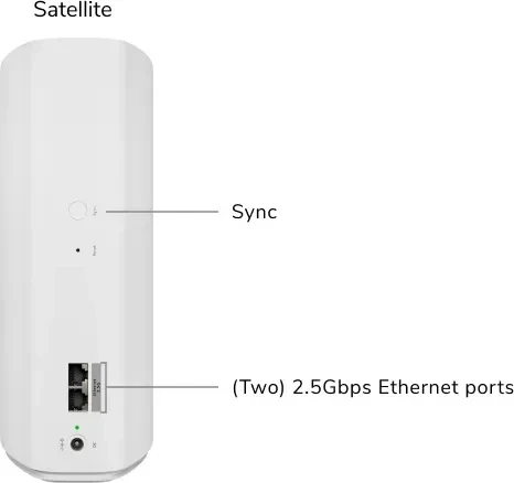 Netgear Orbi Wi-Fi 7, 770 Serie RBE770, Satellit