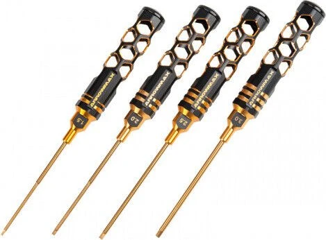Arrowmax Honeycomb Black Golden AM-410993-BG Schraubendrehersatz, 4-tlg.