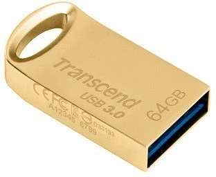 Transcend JetFlash 710 64GB gold, USB-A, USB 3.2 Gen 1×1