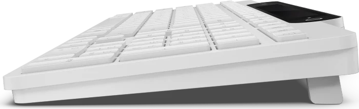 Lenovo 800 Self-Charging Bluetooth Keyboard, weiß, Bluetooth, ES