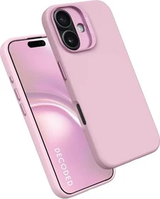 Decoded AntiMicrobial Silicone Back Cover für Apple iPhone 16 lilac purple
