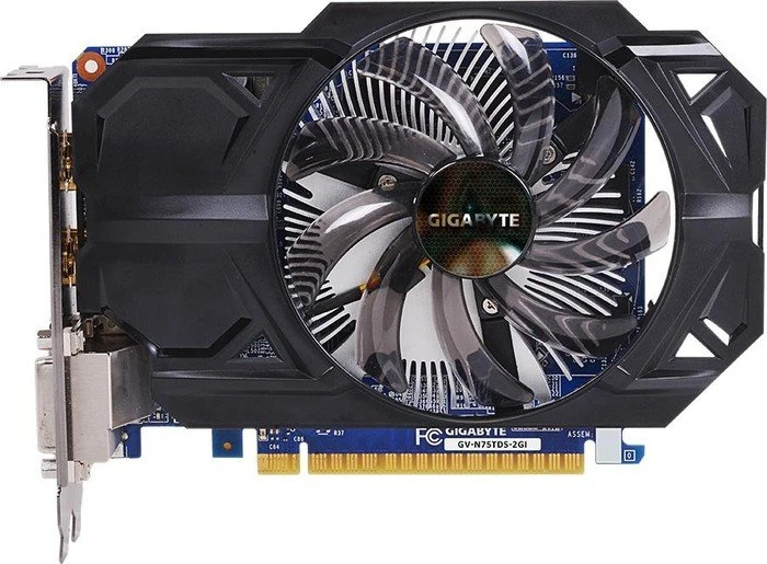 GIGABYTE GeForce GTX 750 Ti Windforce 1X, 2GB GDDR5, 2x DVI, 2x HDMI