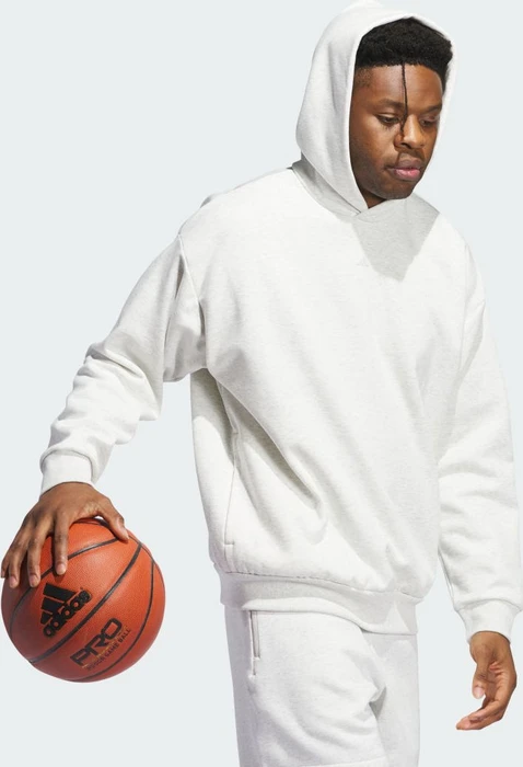 adidas Basketball Hoodie grey one mel.