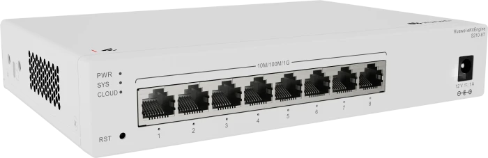 Huawei eKit SME Network eKitEngine S210 Series Desktop Gigabit Managed Switch, 8x RJ-45