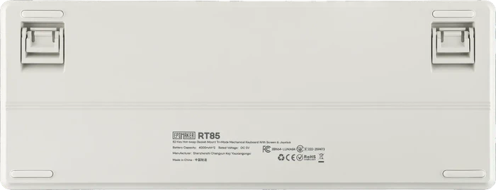 Epomaker RT85 Wireless, Gray White, LEDs RGB, hot-swap, Epomaker Creamy Jade, USB/Bluetooth, US