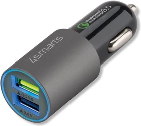4smarts Rapid Qualcomm 3.0 Car Charger schwarz