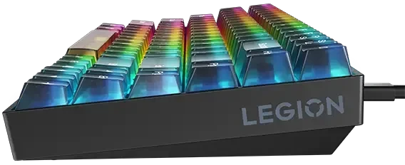 Lenovo Legion K510 Mini Pro Gaming Keyboard, LEDs RGB, hot-swap, Kailh BROWN, USB, US