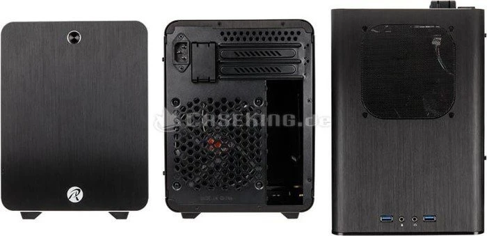 Raijintek Metis Plus, schwarz, Acrylfenster, Mini-ITX