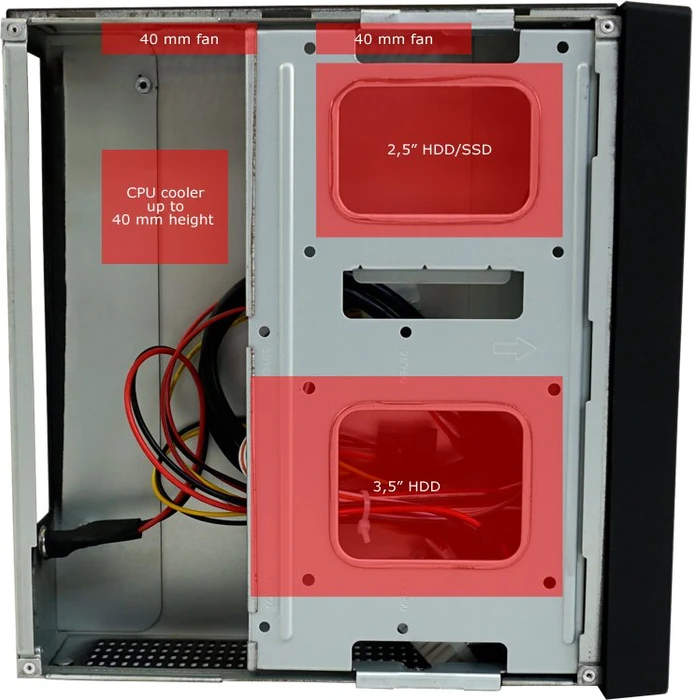 LC-Power LC-1350MI-V2, Mini-ITX, 75W extern