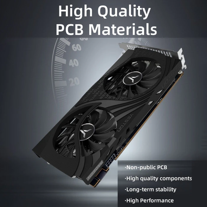Yeston Radeon RX 6750 GRE 10G D6 GAEA, 10GB GDDR6, HDMI, 3x DP
