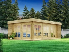 Alpholz Gartenhaus Viva B 549x668cm natur