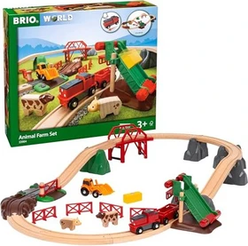 BRIO Großes Bahn Bauernhof-Set
