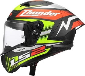 LS2 FF805 Thunder GP Aero Replica schwarz/gelb/rot