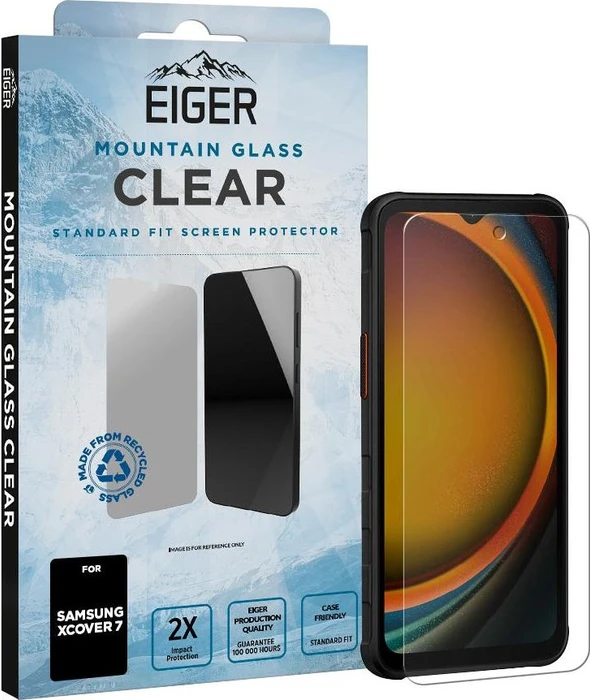 Eiger Mountain Glass Clear für Samsung Galaxy XCover7/XCover7 Pro