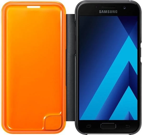 Samsung Neon Flip Cover für Galaxy A3 (2017) schwarz