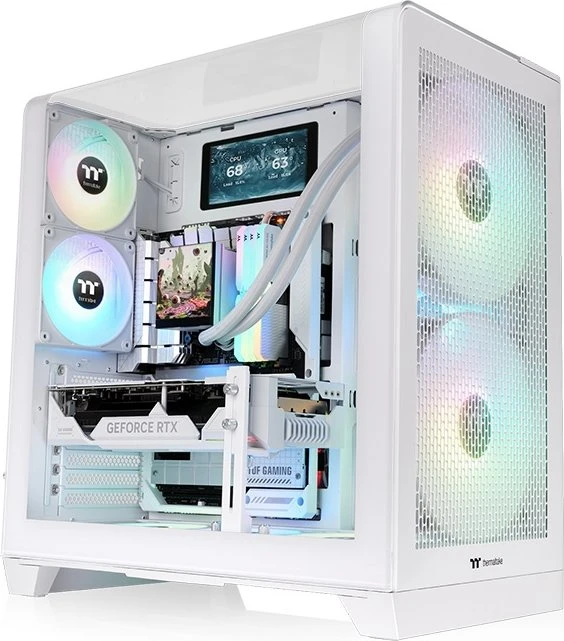 Thermaltake View 390 Air Snow, weiß, Glasfenster