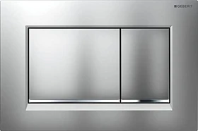 Geberit Sigma20/Sigma30 Betätigungsplatte für 2-Mengen-Spülung mattverchromt/glanzverchromt/mattverchrom
