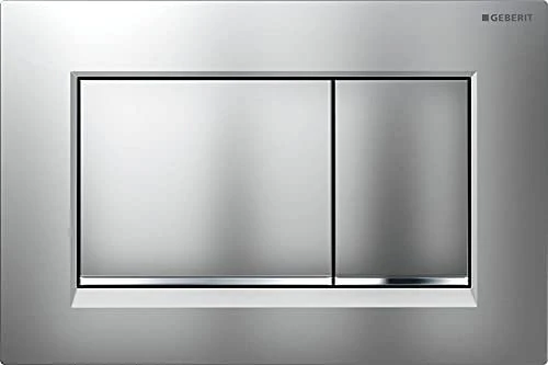 Geberit Sigma20/Sigma30 Betätigungsplatte für 2-Mengen-Spülung mattverchromt/glanzverchromt/mattverchrom